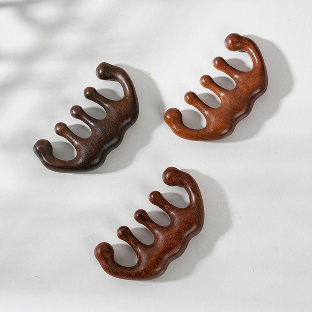 Lược Gỗ Đàn Hương Răng Thư Giãn Mát Xa Da Đầu Chống Tĩnh Điện