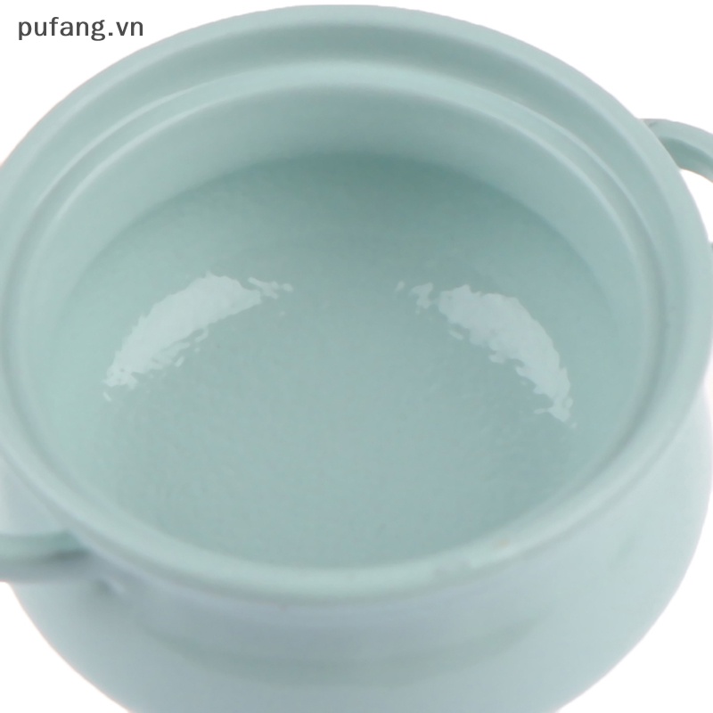 Pufang 1 cái 1/12 dollhouse miniature soup pot đồ dùng nhà bếp đồ chơi mô hình vn