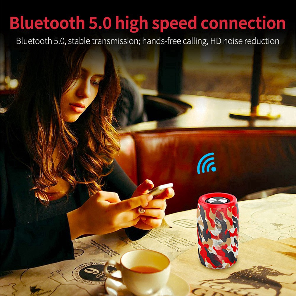 Loa Bluetooth không dây ZEALOT S32 âm thanh nổi siêu trầm mini di động