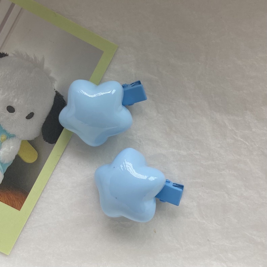 Kẹp Tóc Hình Ngôi Sao Nhiều Màu Sắc Cỡ Nhỏ Dễ Thương Cho Bé Gái