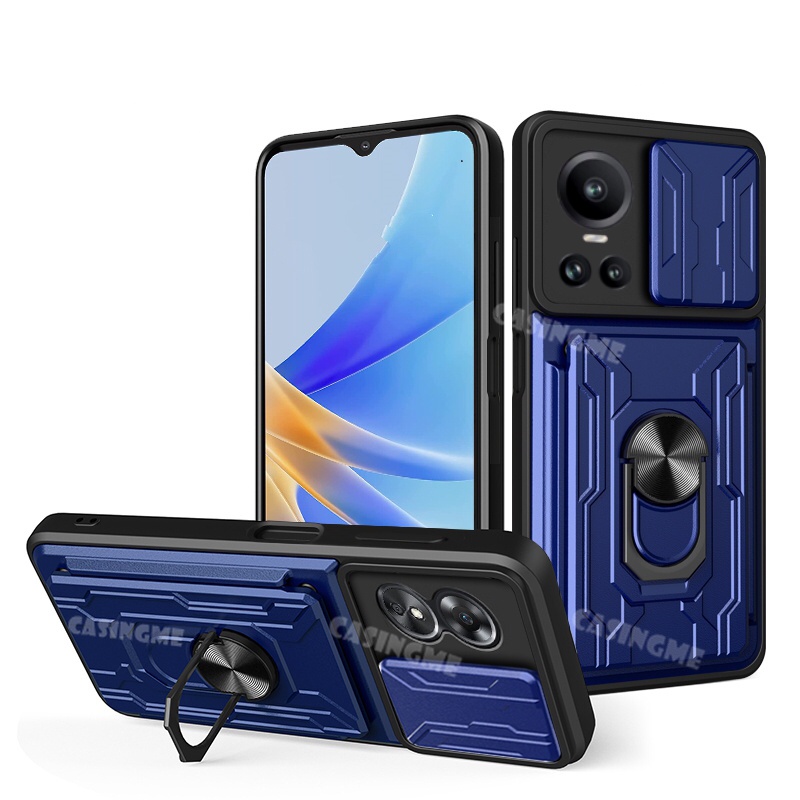 Ốp Điện Thoại Dạng Giáp Chống Sốc Có Vòng Đỡ Nam Châm Cho Oppo Reno 10 5G 2023 Reno 10 Reno10 Pro Reno10Pro 5G