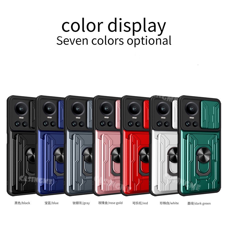 Ốp Điện Thoại Dạng Giáp Chống Sốc Có Vòng Đỡ Nam Châm Cho Oppo Reno 10 5G 2023 Reno 10 Reno10 Pro Reno10Pro 5G