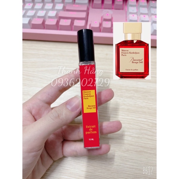Tinh dầu nước hoa thơm dai  mẫu test hãng Chai 10ml