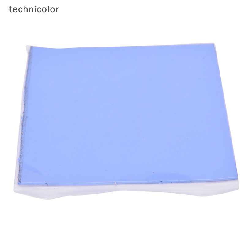 Giảm giá tản nhiệt cpu gpu màu xanh lam làm mát tấm silicon dẫn nhiệt 100mmx100mmx1.5mm shop