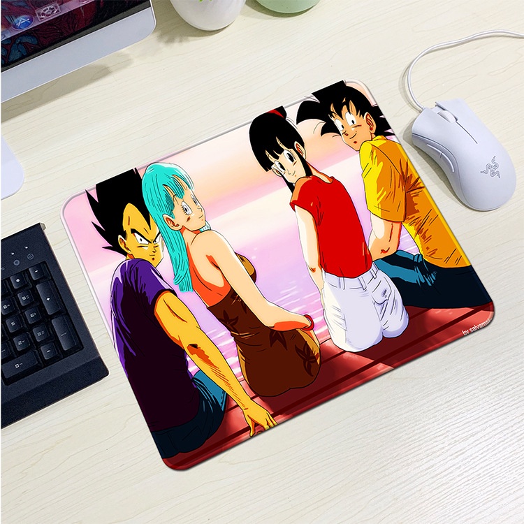 Tấm Lót Chuột Và Máy Tính Dày Dặn Họa Tiết Hoạt Hình Dragon Ball Dễ Thương