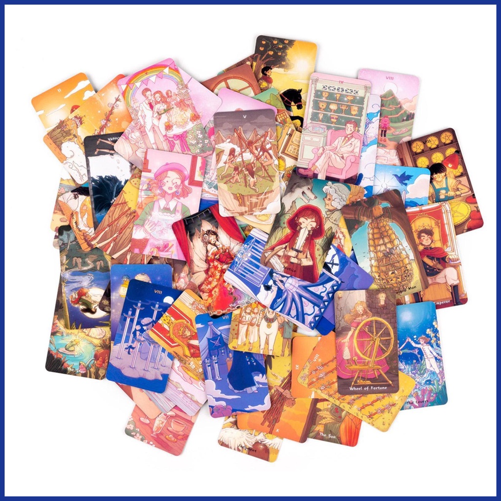 Bộ Bài Tarot Phiên Bản Tiếng Anh Dễ Thương