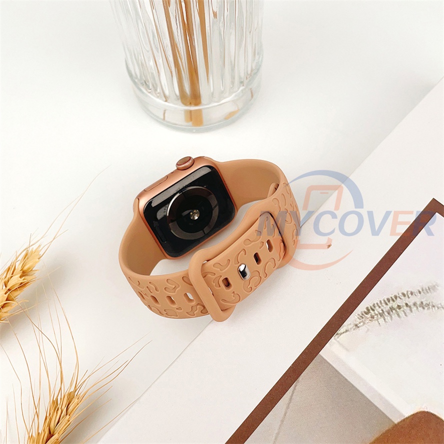 Dây Đeo Silicon Cho Đồng Hồ Thông Minh Apple Watch Series 8 Ultra Pro 7 6 SE 5 4 3 2 1 Size 49mm 41mm 45mm 44mm 42mm 40mm 38mm