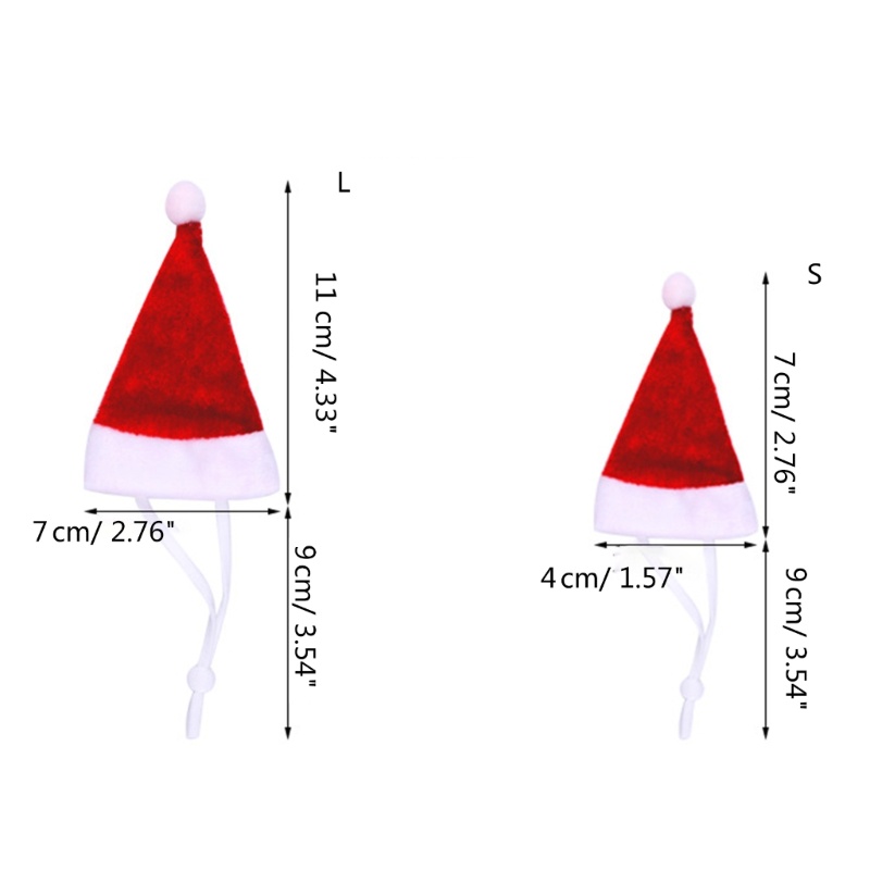 Mũ Trùm Đầu Mềm Điều Chỉnh Được Hình Ông Già Noel / Chuột hamster Đáng Yêu Trang Trí Lễ Hội / cosplay