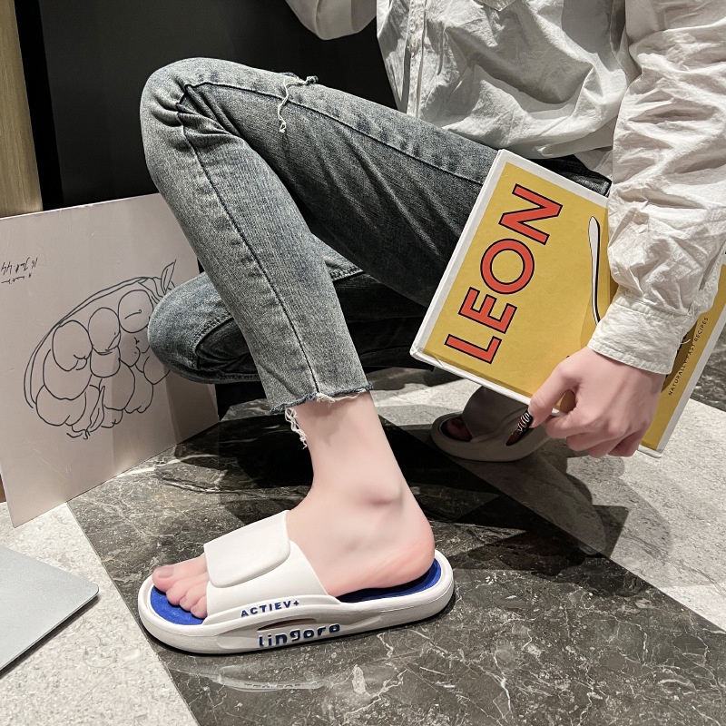 Dép Xỏ Ngón Đế Dày Chống Trượt Phong Cách Mới Mùa Hè Cho [Lff0