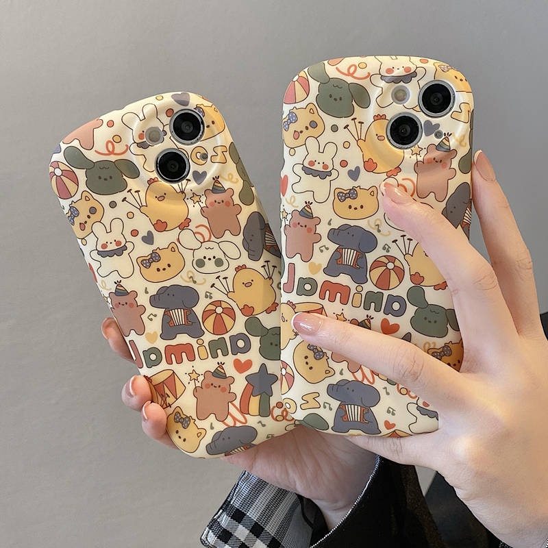 Ốp Điện Thoại Họa Tiết Hoạt Hình Xinh Xắn Dành Cho iPhone14promax iphone 14 + 14plus