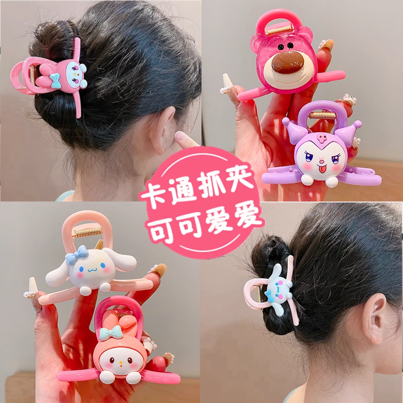 Kẹp Tóc Không Đau Hình Động Vật Hoạt Hình Dễ Thương Cho Bé Gái