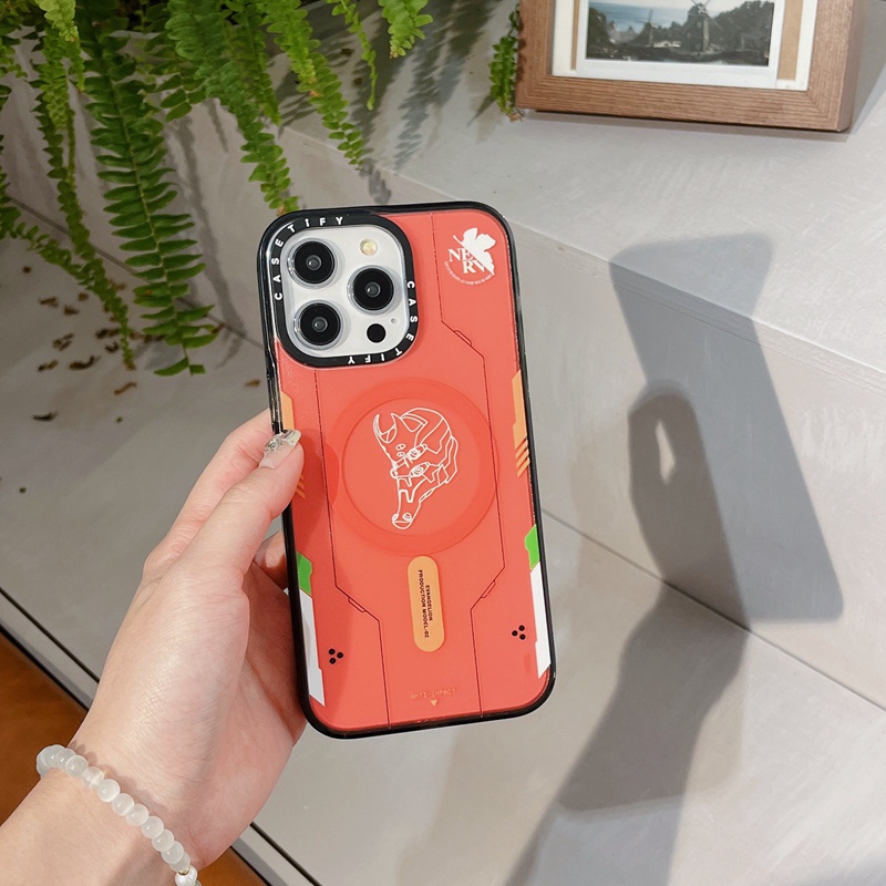 Original casetify eva evangelion test type-01 vỏ nhựa pc cho iphone 11 12 13 14 pro max vỏ
