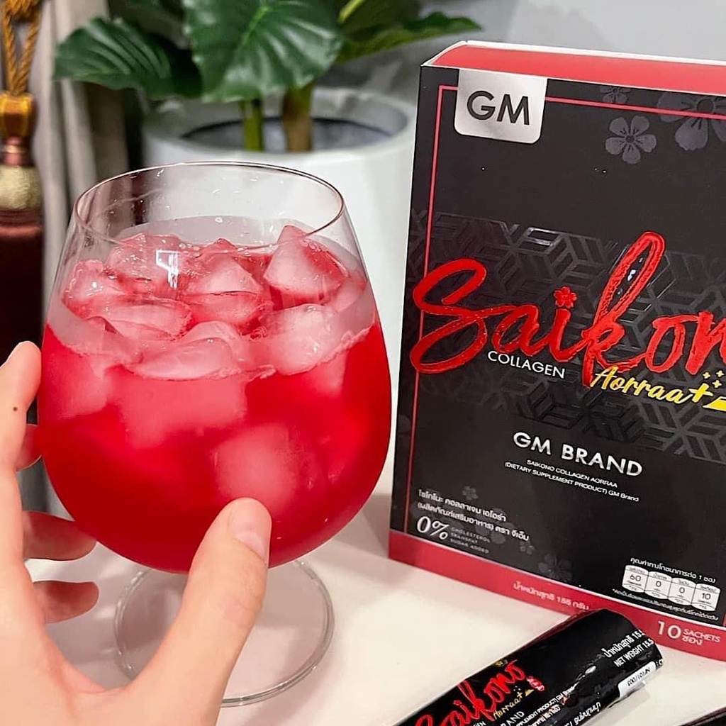 Bột Collagen trắng da giảm thâm mụn Saikono Collagen Tripeptide Aorraa Plus Thái Lan