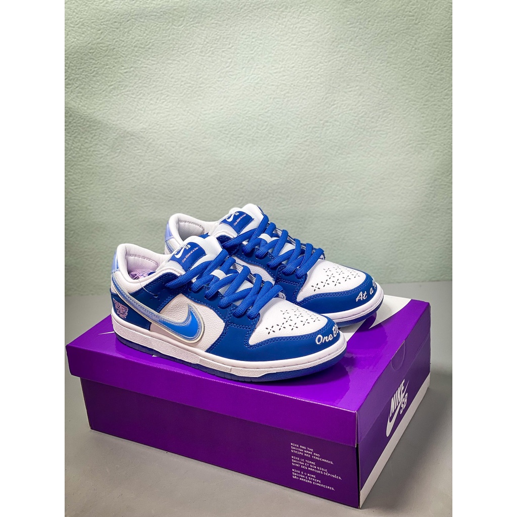 Born x raised x nk sb dunk low casual skateboard shoes fn7819-400 36-45