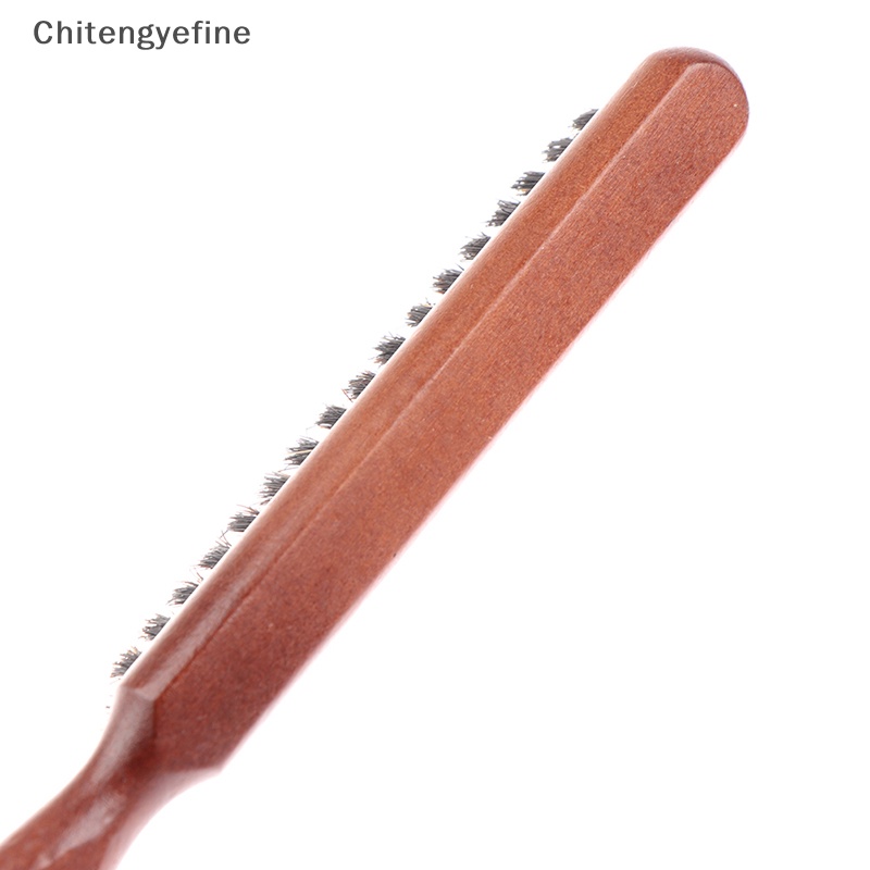 Ctye salon lược chải tóc trêu ghẹo bàn chải xử lý lưng lược lợn rừng tự nhiên lông mịn