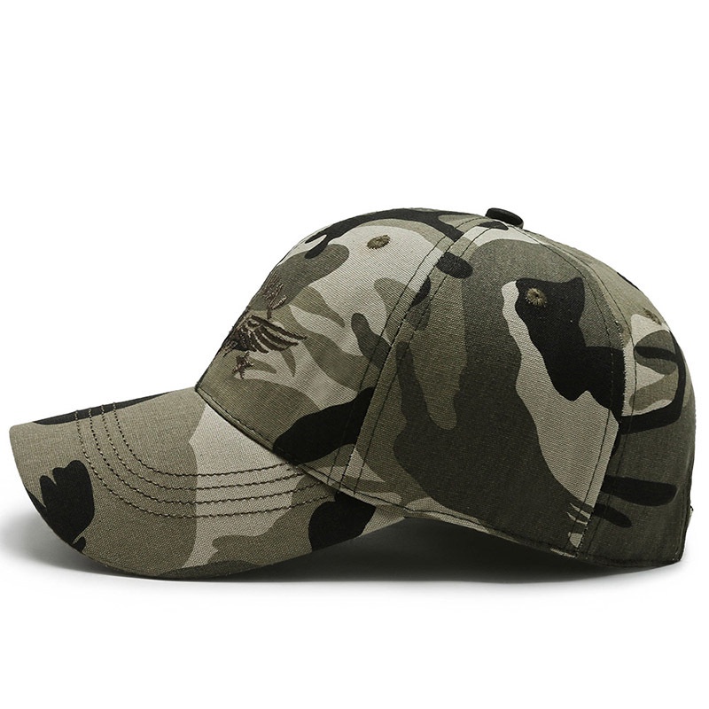 Mũ Lưỡi Trai Họa Tiết Rằn Ri Phong Cách Quân Đội Mỹ Thời Trang Cho Nam Và Nữ