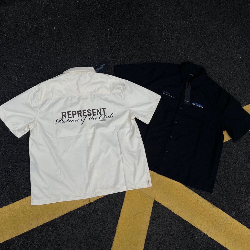 TCSD REPRESENT London Limited shirt short sleeve high street loose men and women