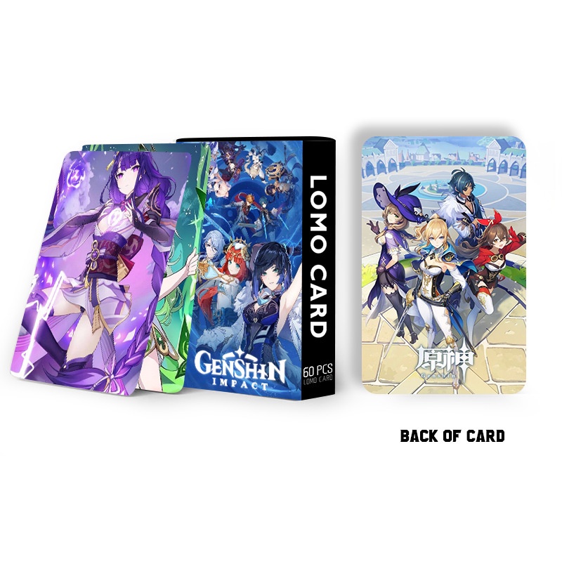 2023 Genshin IMPACT Photocard Lomo Card 60pcs/box