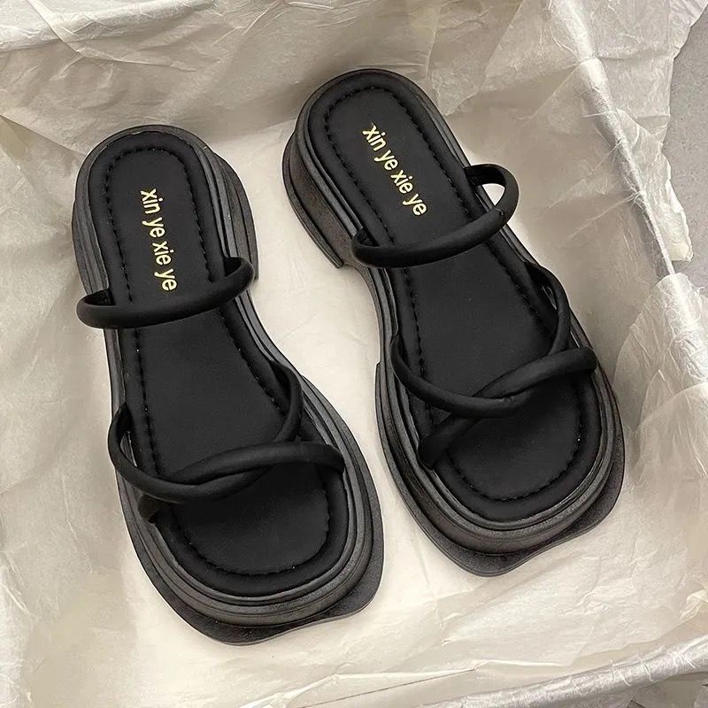 MOCHO dép sandal nữ  dép bánh mì đế cao thời trang B28G0VX 2023 NEW