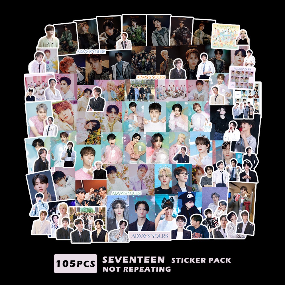 Seventeen Album ALWAYS YOURS SVT Stickers Phone Laptop Luggage Sticker