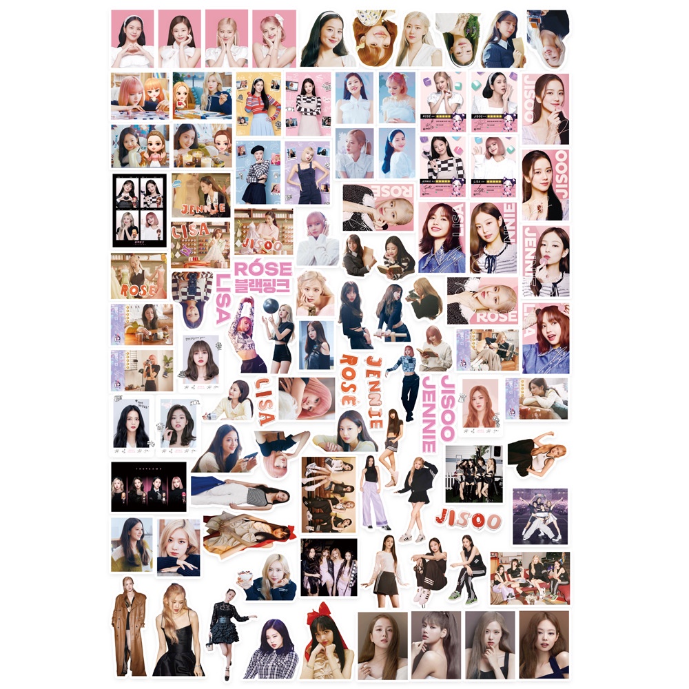 Blackpink Album LISA ROSE Stickers 2023 Coachella The Game Phone Laptop Luggage Sticker