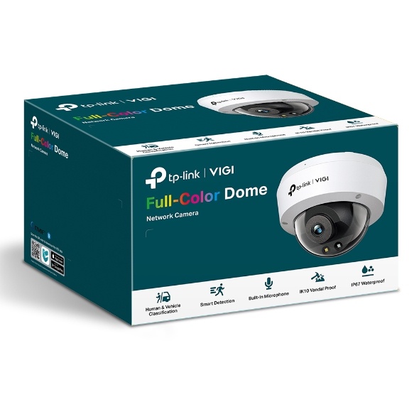 Camera IP TP-Link  VIGI C240 4MP Full Color Ngoài Trời, Trong Nhà, Phát Hiện Thông Minh, Tích Hợp Mic Thu.