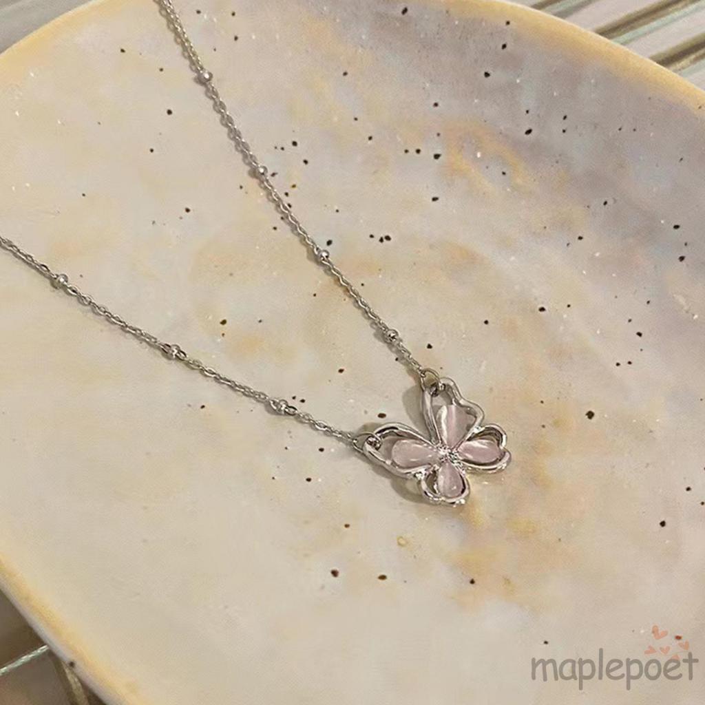 Vòng cổ Mặt Hình Bướm Sáng Tạo Ngọt Ngào Cho Nữ