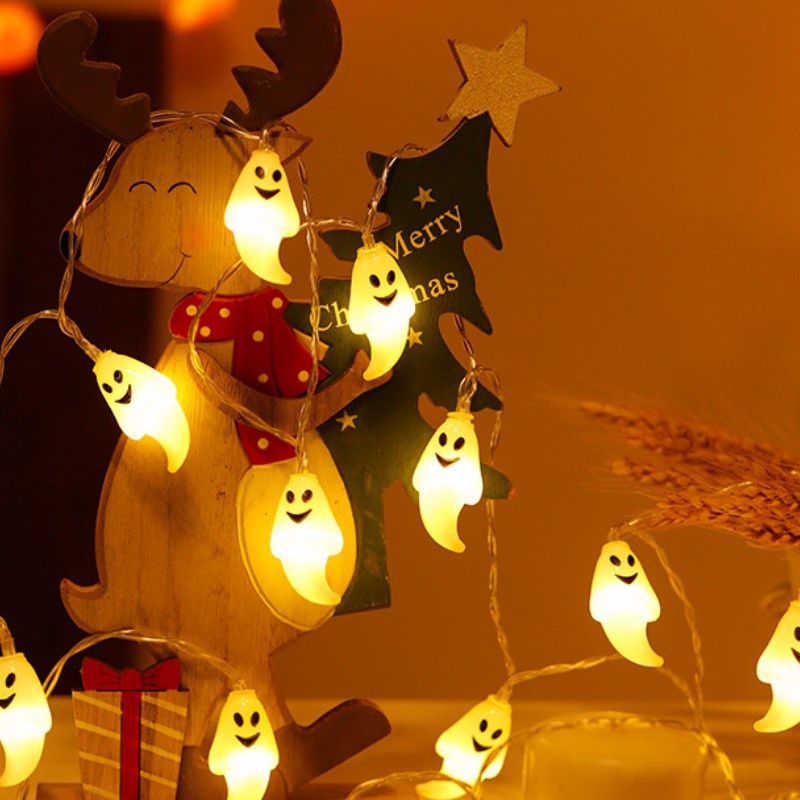 2023 halloween bí ngô cổ tích đèn dây đèn ngày lễ trang trí dây trang trí cho bữa tiệc halloween