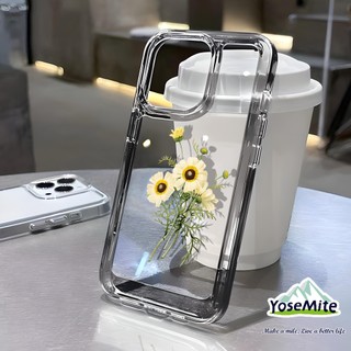 ốp lưng trong suốt iphone Vỏ túi khí hoa thẩm mỹ cho 14 xr 13 11 12 pro max 8 7 6 6s plus x xs max se 2020 13 12 11 khung bumper dày chống va đập tpu vỏ bọc điện thoại trong suốt mềm mại