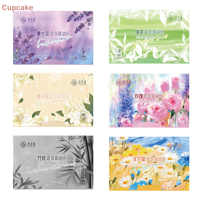 [cke] 100pcs face oil blotg paper protable face wipes sữa rửa mặt oil control oil-absorbing sheets blotg tissue makeup tools erw