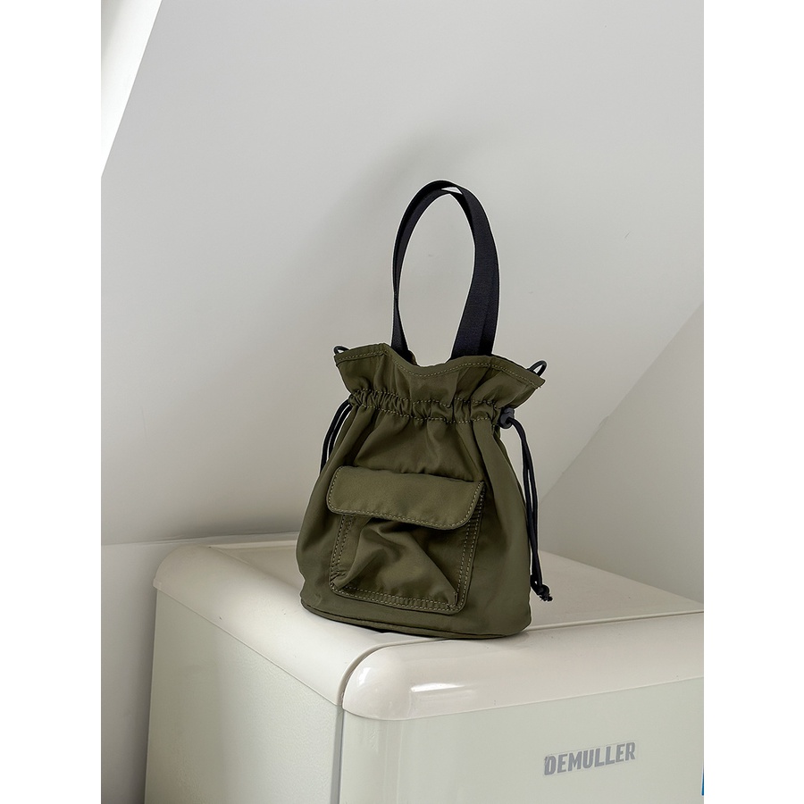 Túi Xách Dây Rút Phong Cách Hàn Quốc Mới Cho Nữ