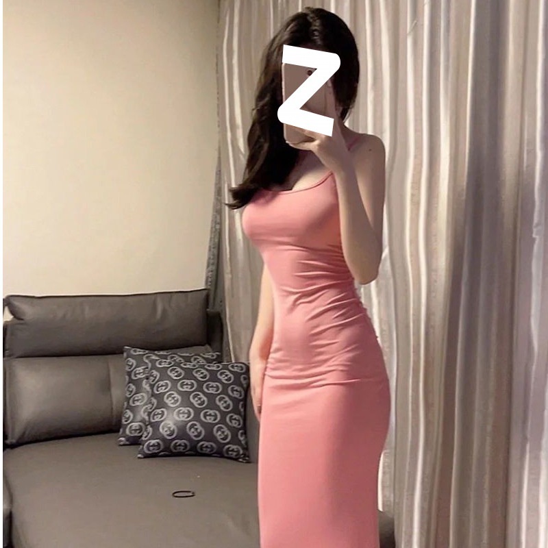 Chic váy nữ Đầm Body Cho thời váy trang hàng cao cấp tính cách 2023 NEW AG081120