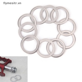 Ff 10 cái bàn đạp xe đạp spacer crank đạp xe đạp xe đạp vòng đệm bằng thép không gỉ vn