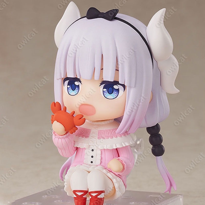 Mô Hình Nhân Vật Miss Kobayashi's Dragon Maid Kanna  10cm Action Figure 1963# Kanna Kamui Bunches Loli Tohru Thunder Dragon PVC Figure Packed in Box Model