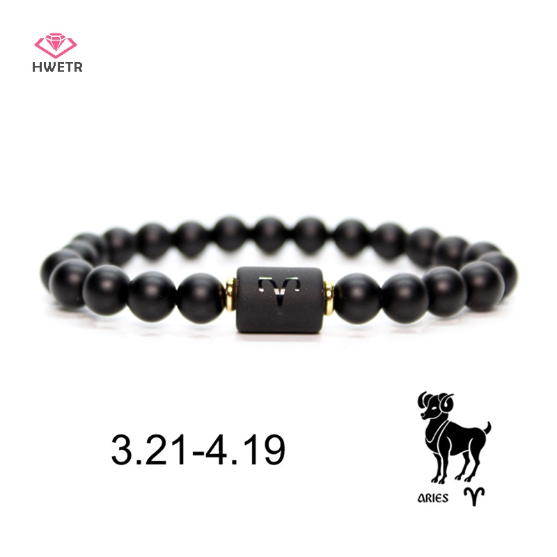 Vòng tay HWETR kiểu 12 chòm sao cung hoàng đạo thời trang dành cho nam và nữ