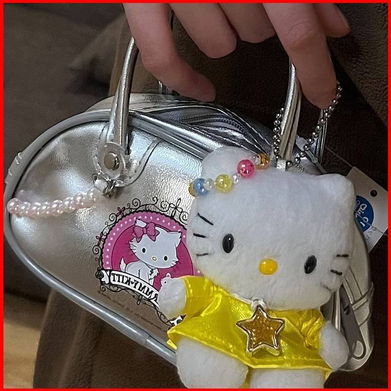 Ere1 sanrio hellokitty phim hoạt hình túi xách dễ thương túi dưới cánh tay túi đeo vai đa năng thời trang dung tích lớn cá nhân hóa
