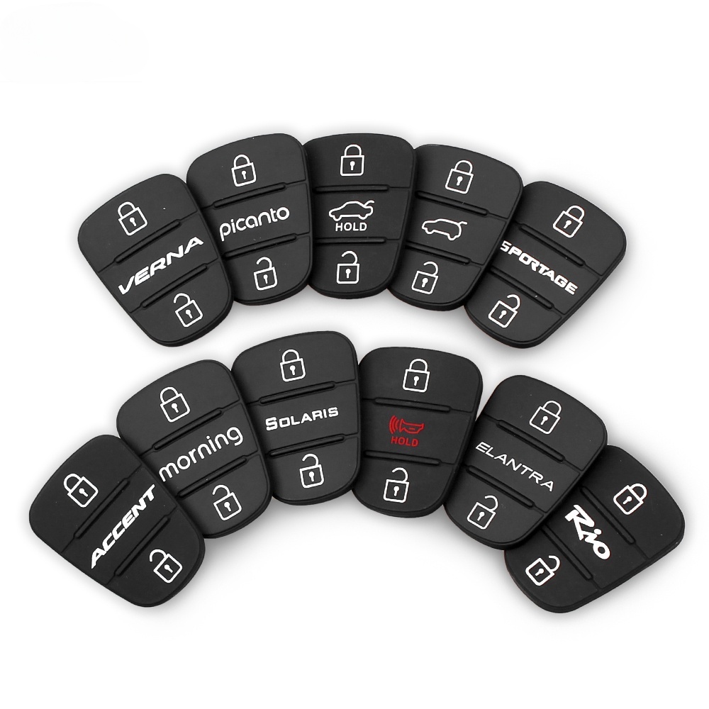 Hộp đựng chìa khóa ô tô đệm cao su cho hyundai kia picanto rio solaris accent tucson l10 l20 l30 rio ceed morning elantra verna