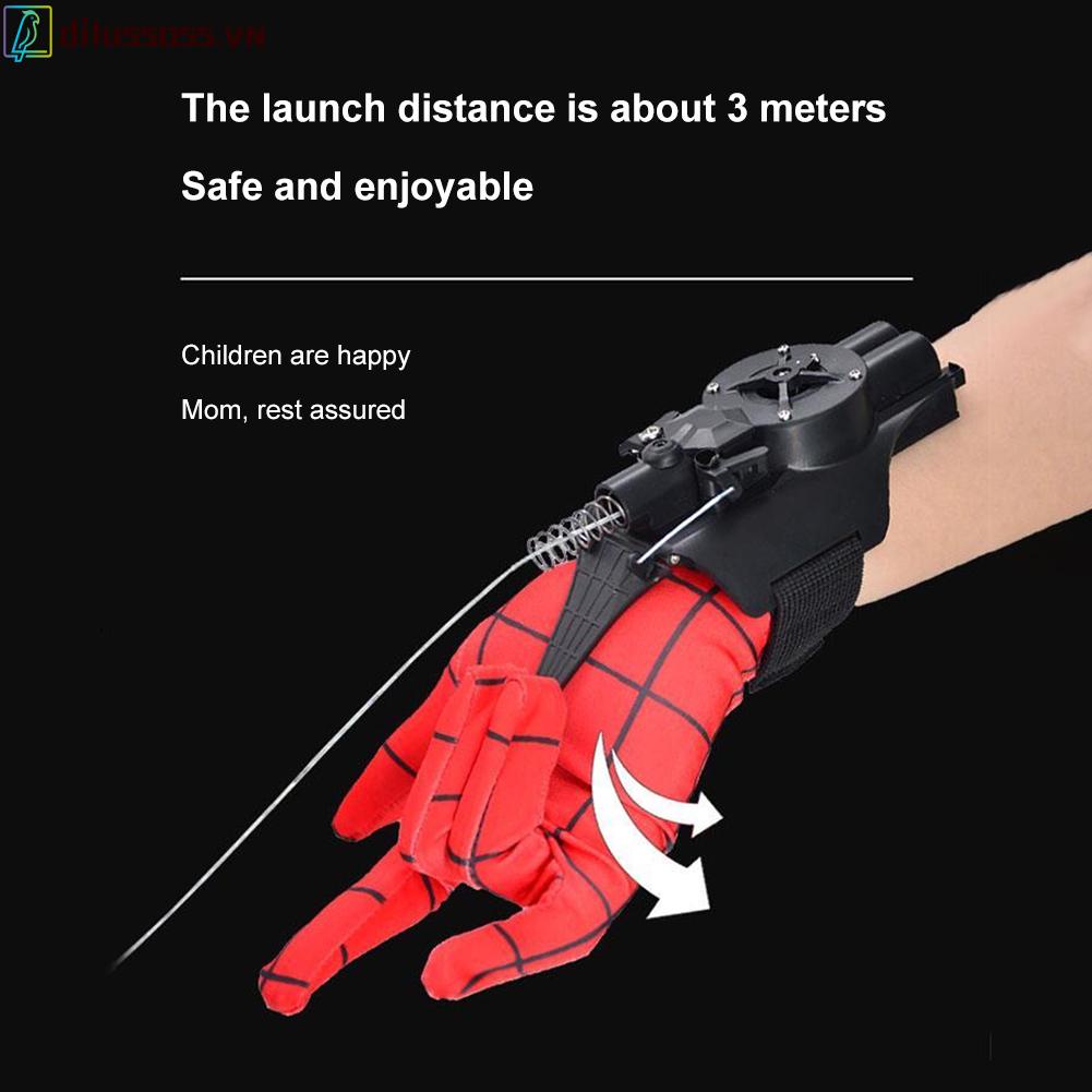 Trình khởi chạy web shooter tự động quà tặng đồ chơi dây trang trí cho sinh nhật giáng sinh