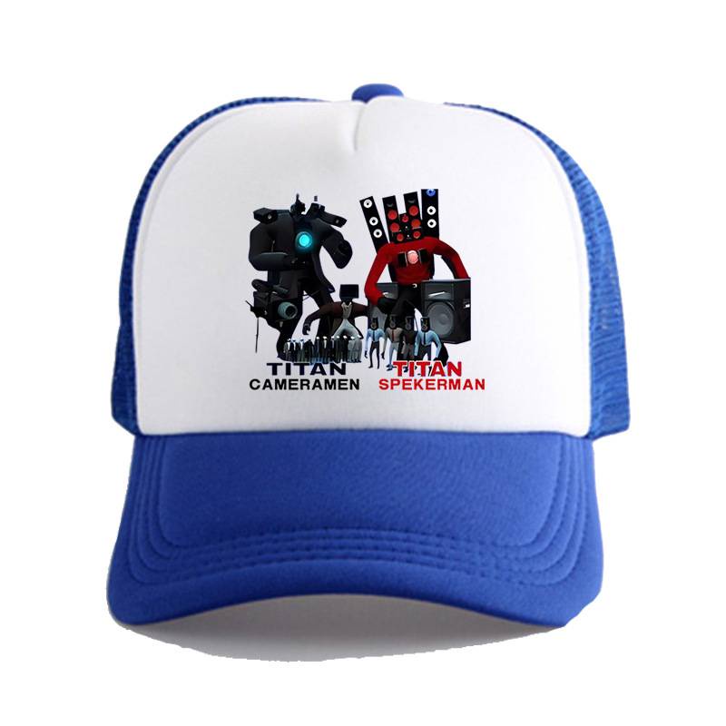 Ere1 skibidi toilet mũ cao điểm dễ thương mũ chống nắng thoáng khí mùa hè mũ bóng chày đa năng thể thao giải trí mũ lưới mũ chống nắng