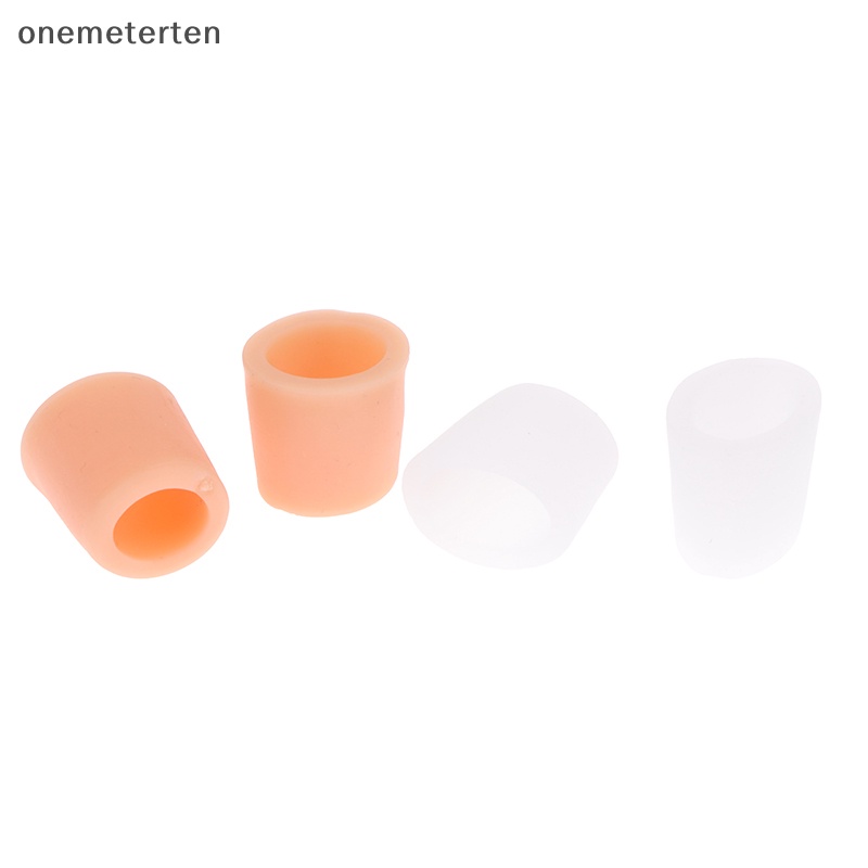 Rten 1 cặp đuôi ngón tay silicone gel bảo vệ ngón chân ống tay áo bắp phồng rộp bunion corrector straightener protector foot care n