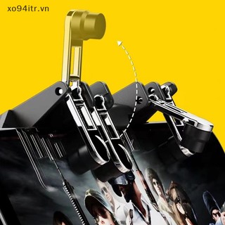 Xoitr pubg controller ak66 six finger gamepad trigger pubg metal trigger joy control pubg cho ios android mobile phone game pad vn