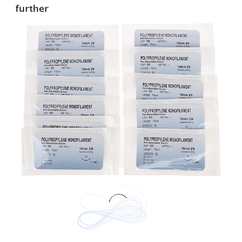 Bộ 12 Cuộn Chỉ Nylon 5.0 Sợi Đơn Hỗ Trợ Luyện Tập Y Tế