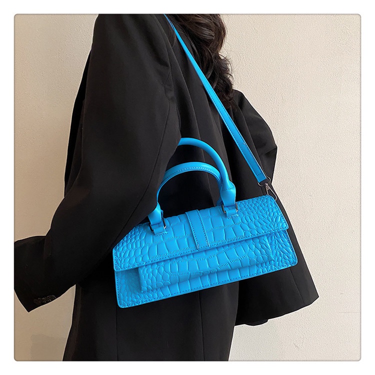 Túi Xách Đeo Vai Họa Tiết Da Cá Sấu Thời Trang Âu Mỹ 2023 Cho Nữ