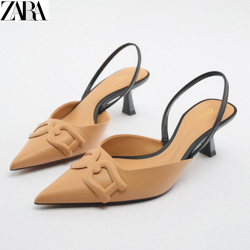 Hàng Mới Về Giày Cao Gót Mũi Nhọn Zara2023 Thời Trang Sang Trọng Cho Nữ