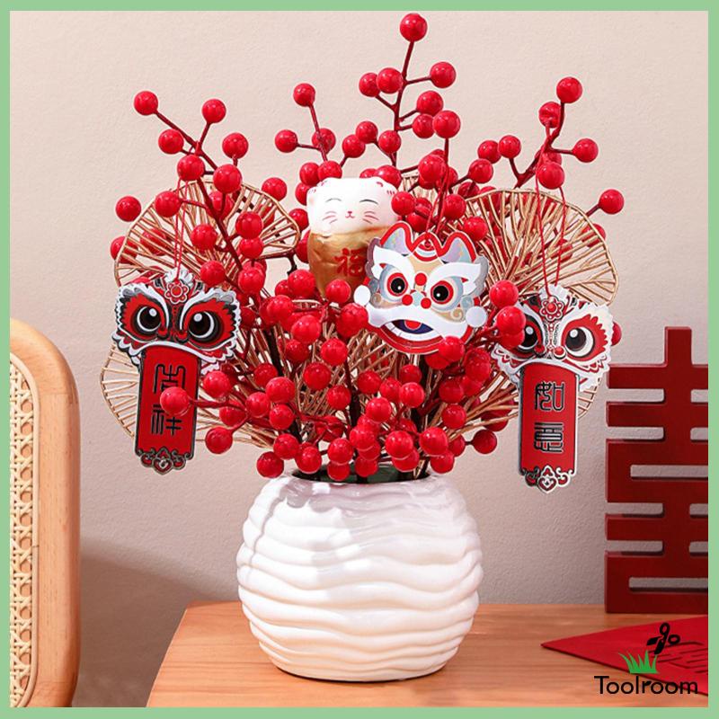 Chậu Hoa Giả Để Bàn Trang Trí Nội Thất