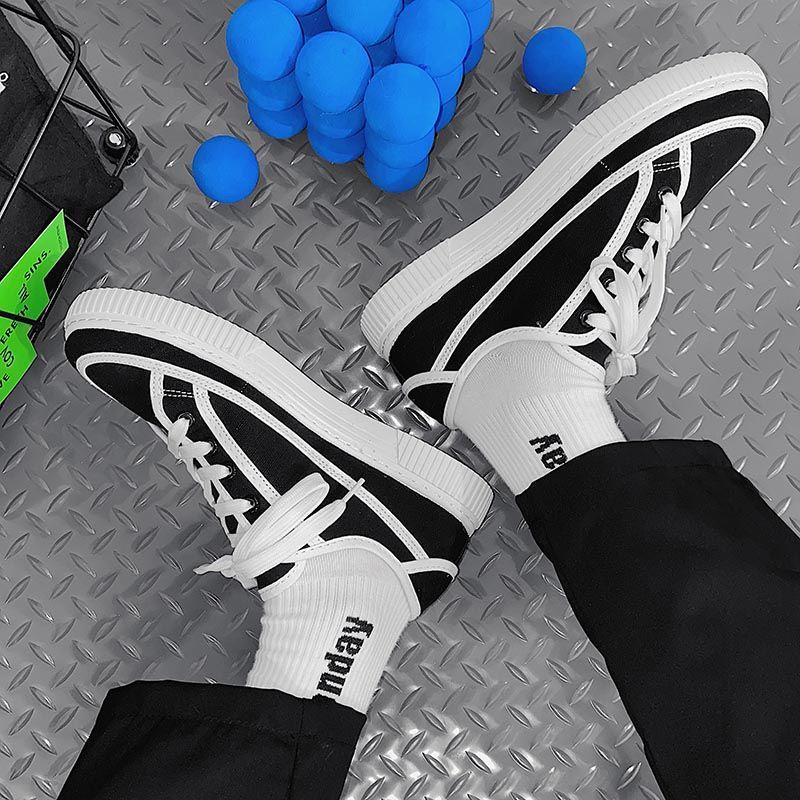 Giày Thể Thao Vải Canvas Thoáng Khí Phong Cách Nhật Bản Thời Trang Mùa Hè 2023 Mới Cho Nam HP4055