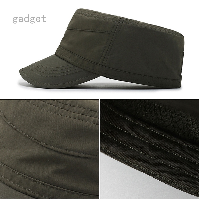 Mũ Lưỡi Trai Thoáng Khí Mau Khô Phong Cách Quân Đội Cho Nam