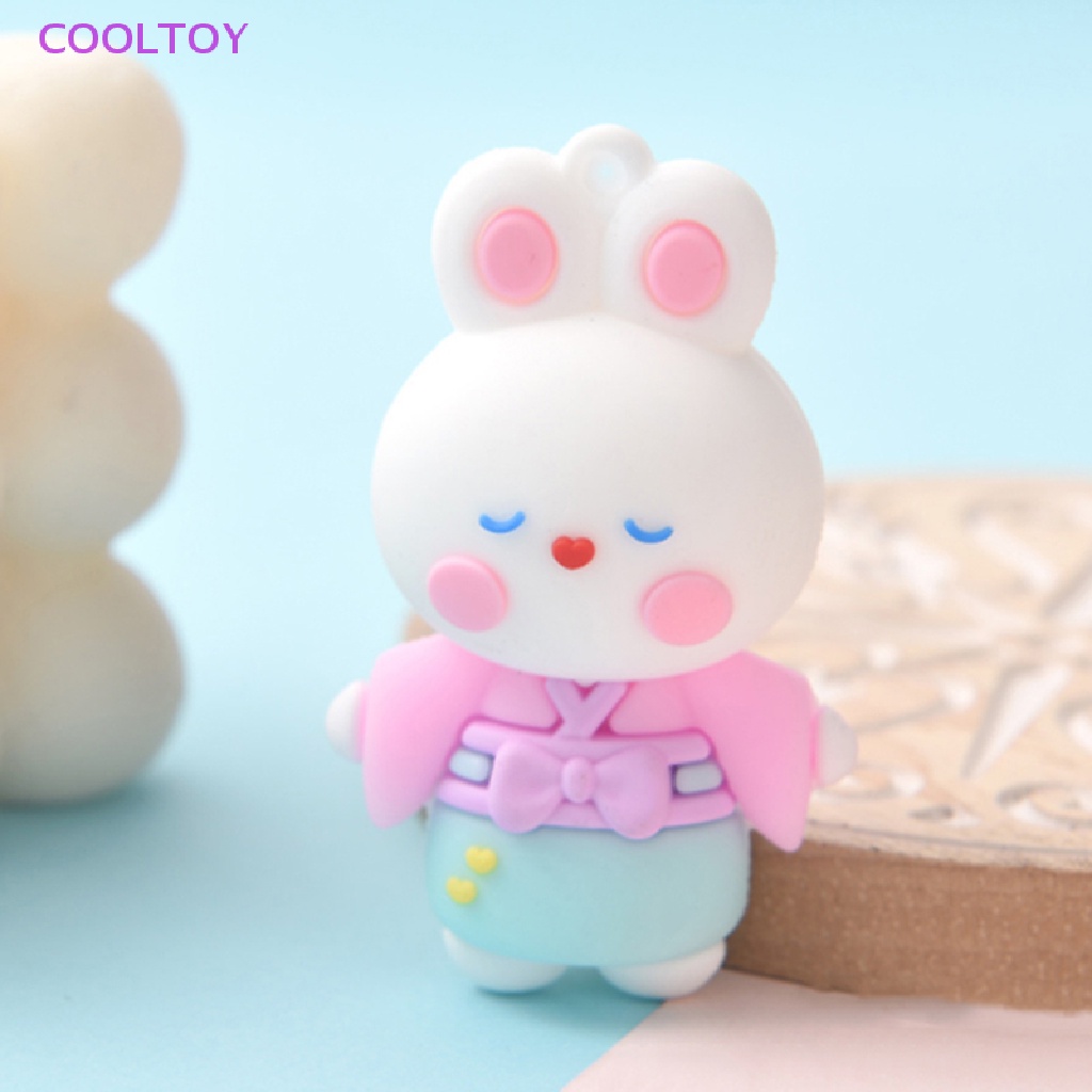 Móc Khóa Hình Thỏ Hoạt Hình Xinh Xắn Đáng Yêu