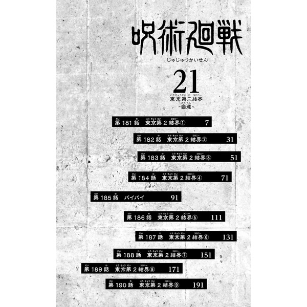 Jujutsu Kaisen 21