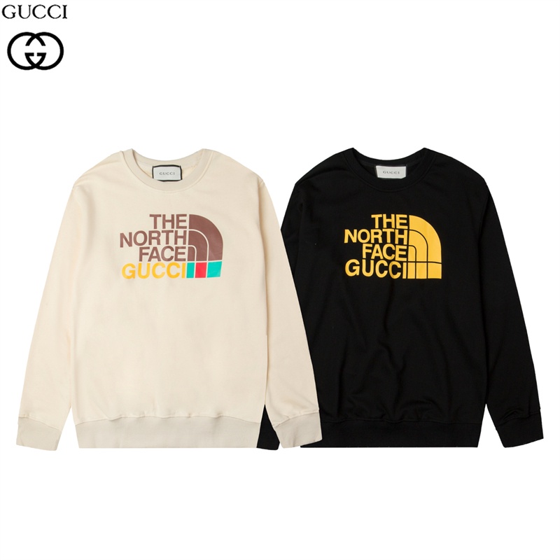 Áo Sweater GUCCI X The North Face 100% Chính Hãng Cổ Tròn Dáng Rộng Thời Trang Cho Nam Và Nữ